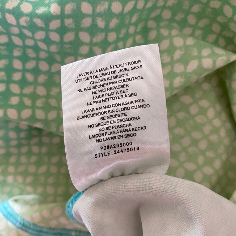 O’Neill 365 Tankini Top Ombré Turquoise Print - Picture 5 of 8